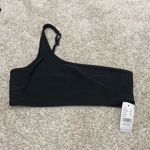 COPY - NWT One Shoulder Ribbed Top